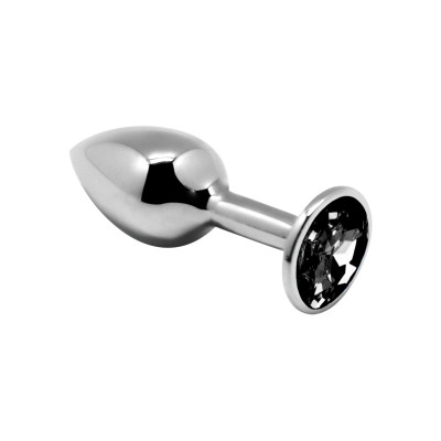 Alive Mini Metal Butt Plug Anal Pleasure Black M