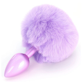 ToyJoy Happiness Enchanting Bunnytail Buttplug Purple