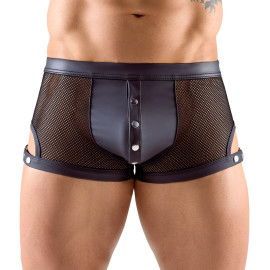 Svenjoyment Net & Matte Look Pants 2133440 Black