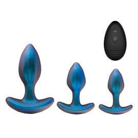 Blush Anal Adventures Matrix Cosmos Plug Kit Lunar Blue