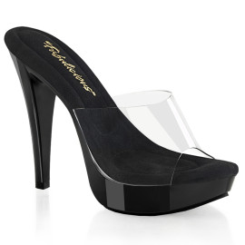 Pleaser Cocktail-501 Clr/Blk