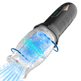SuperLove Perfect Orgasm Rotating & Vibrating Masturbator
