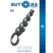 ToyJoy Buttocks The Screw Metallic Silicone Plug Grey