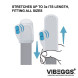 VibEggs Twisty Tongues Vibrating Masturbation Sleeve White