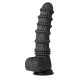 Hidden Desire Extreme Vibrating Dragon Monster Dildo Black