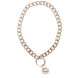 Taboom Statement Collar and Leash Rose Gold