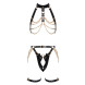Zado Leather Harness Set 2-piece 2001128 Black
