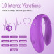 SuperLove Couple Vibrator with Remote Purple