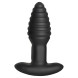 Rimmers Model-E Vibrating Rimming Plug with Remote Control Black