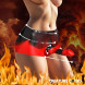 Creature Cocks Hell Hound Silicone Strap-On Red