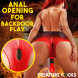 Creature Cocks Hell Hound Silicone Strap-On Red