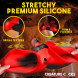 Creature Cocks Hell Hound Silicone Strap-On Red