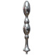 HiSmith HSA108 Metal Bead Anal Dildo KlicLok 8.48