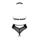 Obsessive Norides Crotchless Teddy Black