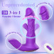 SuperLove Wearable Panty G-Spot Flapping Vibrator with Remote Purple